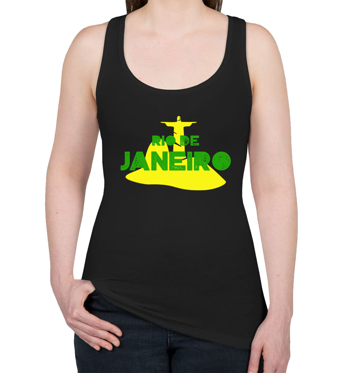 Rio De Janeiro Women's Racerback Tank Top