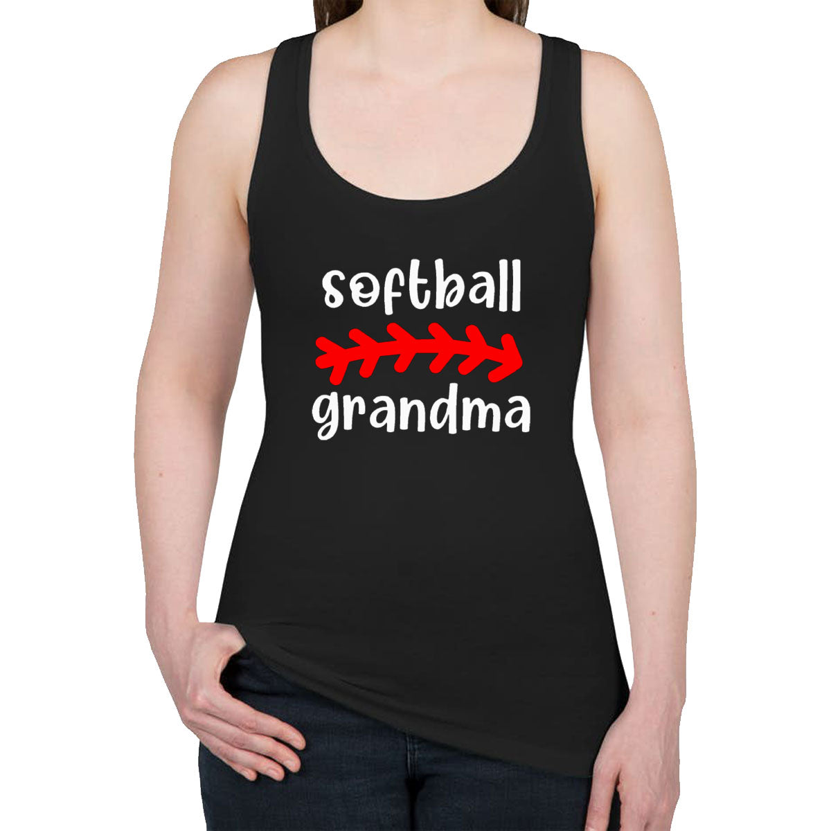 Softball Grandma Women's Racerback Tank Top