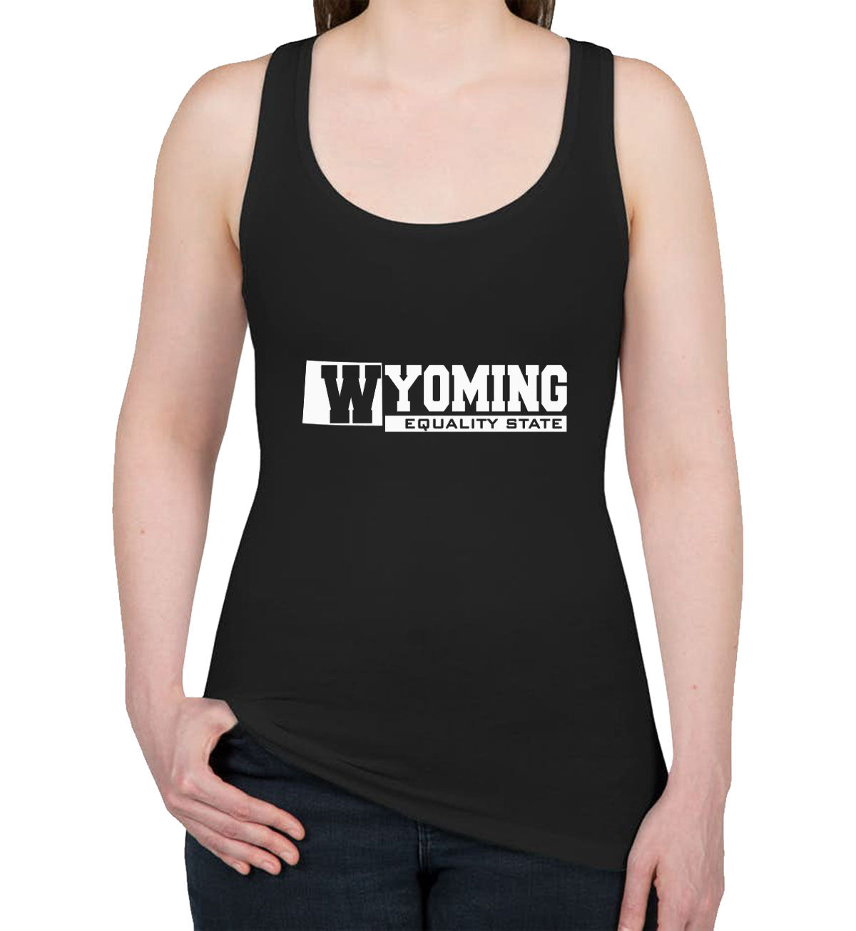 Wyoming Equality State Women's Racerback Tank Top