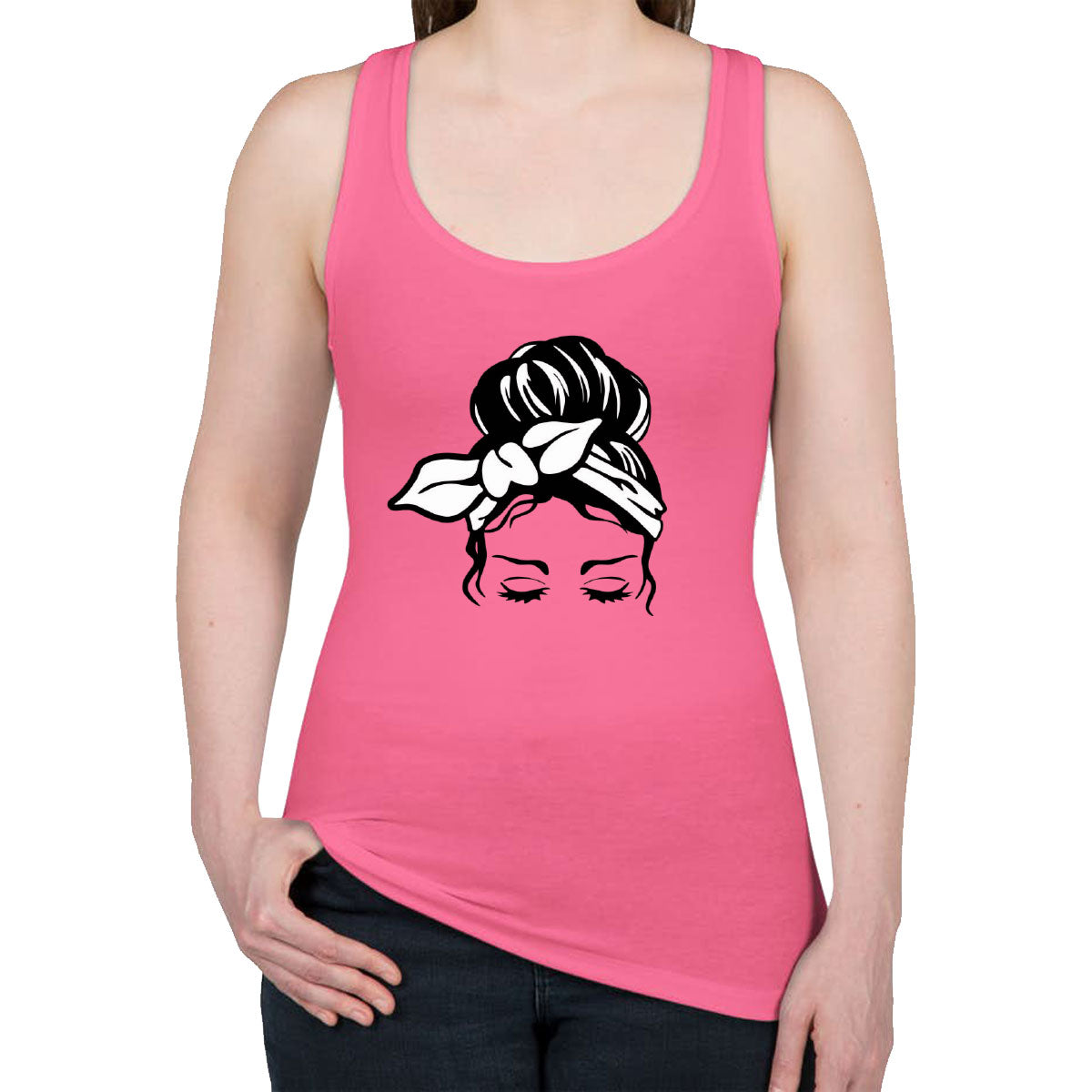 Beautiful Woman Women's Racerback Tank Top