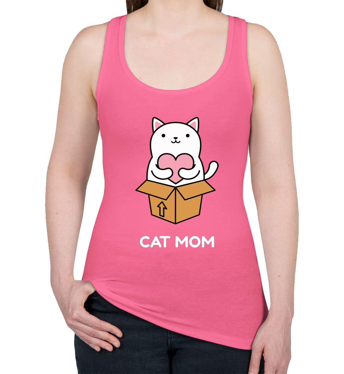 Cat Mom Women's Racerback Tank Top