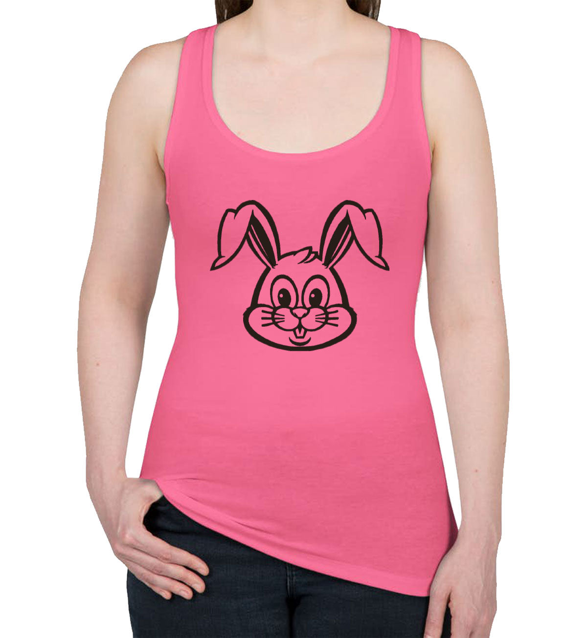 Cute Bunny Women's Racerback Tank Top