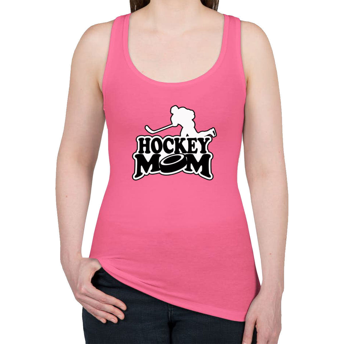 Hockey Mom Women's Racerback Tank Top