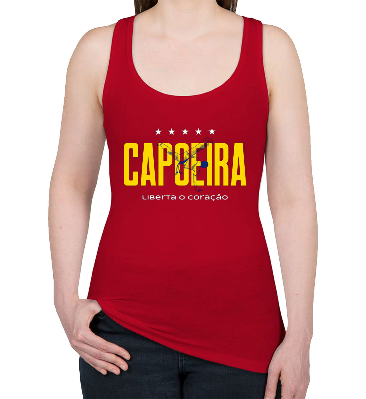 Capoeira Brazilian Martial Art Women's Racerback Tank Top