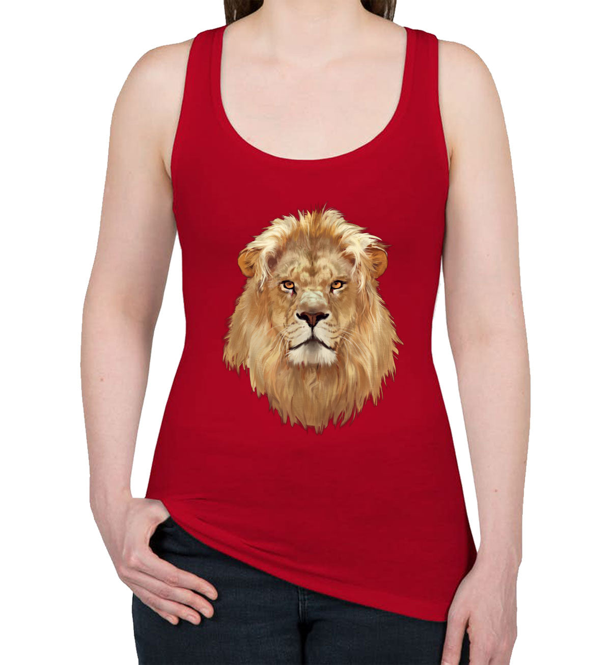 Cool Lion Women's Racerback Tank Top