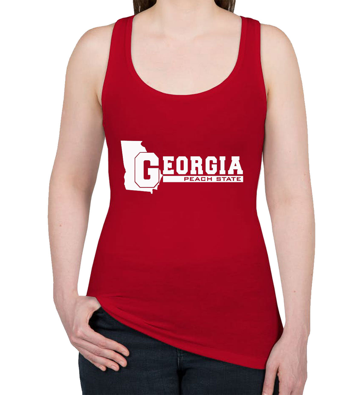 Georgia Peach State Women's Racerback Tank Top