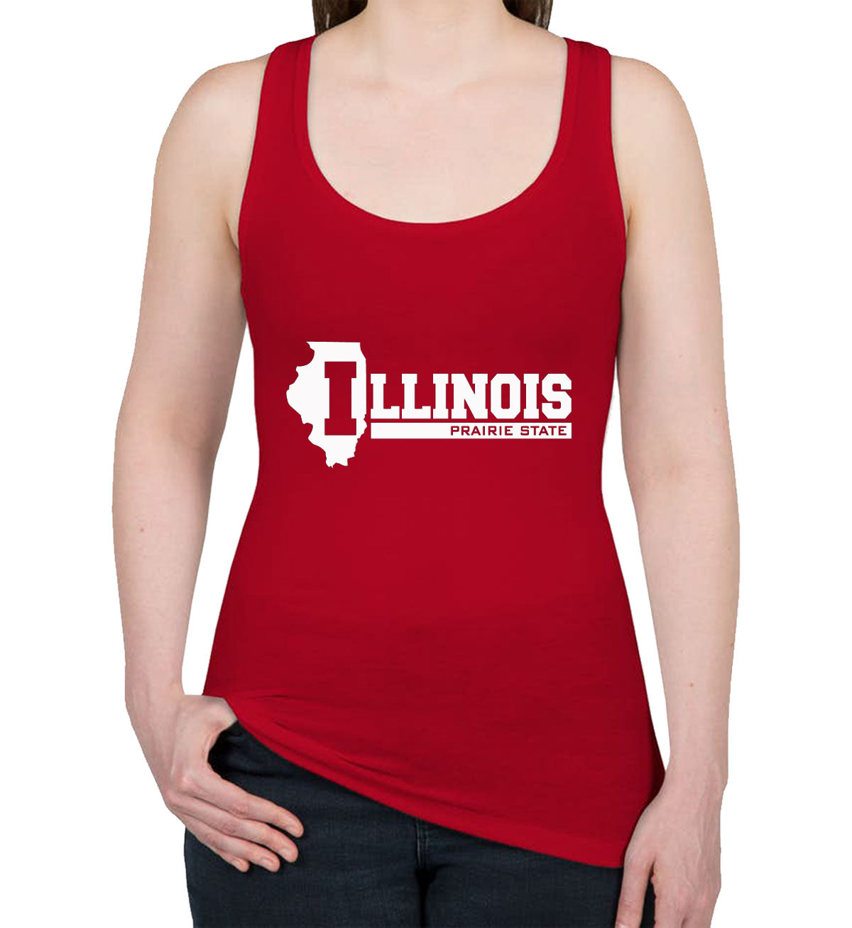 Illinois Prairie State Women's Racerback Tank Top