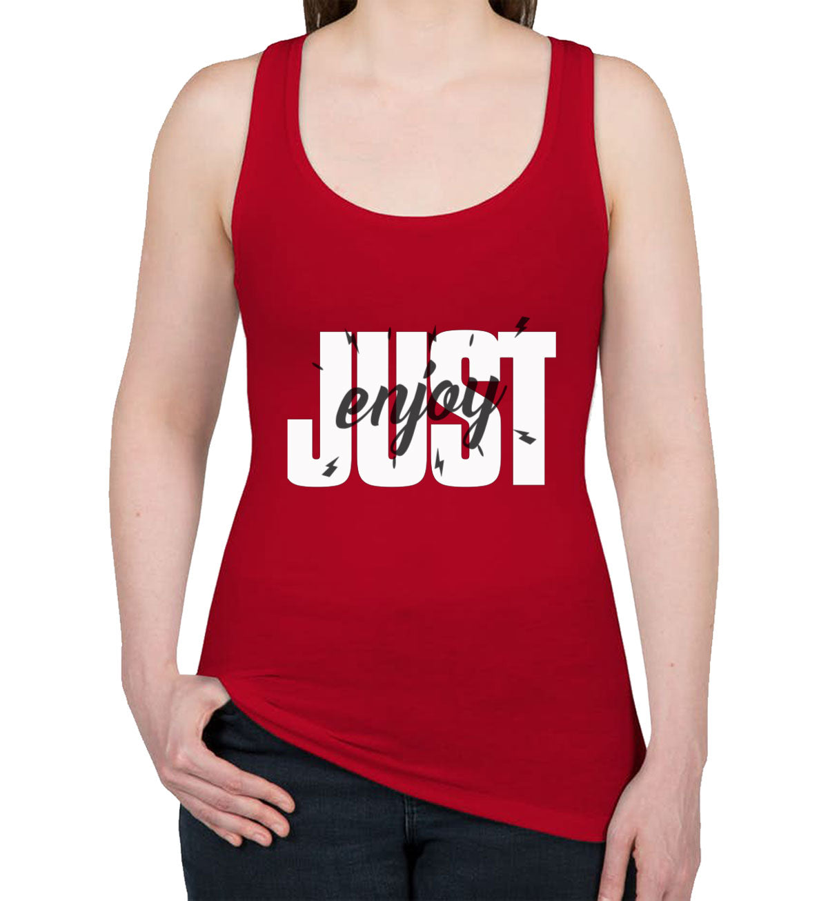 Just Enjoy Women's Racerback Tank Top