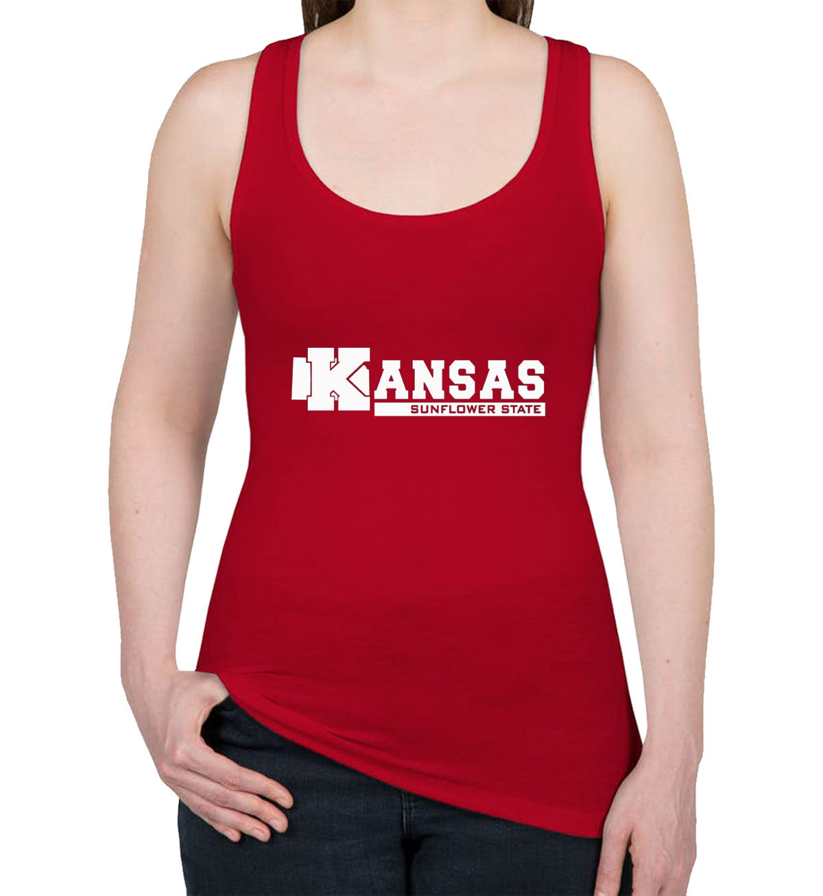 Kansas Sunflower State Women's Racerback Tank Top