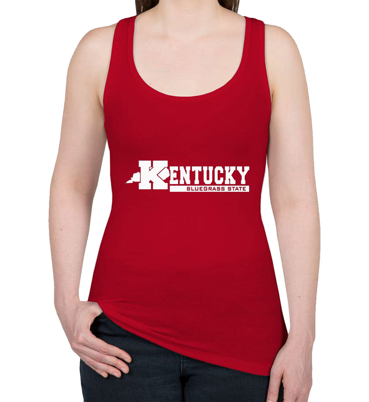 Kentucky Bluegrass State Women's Racerback Tank Top