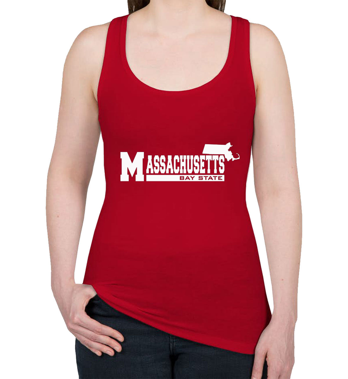 Massachusetts Bay State Women's Racerback Tank Top