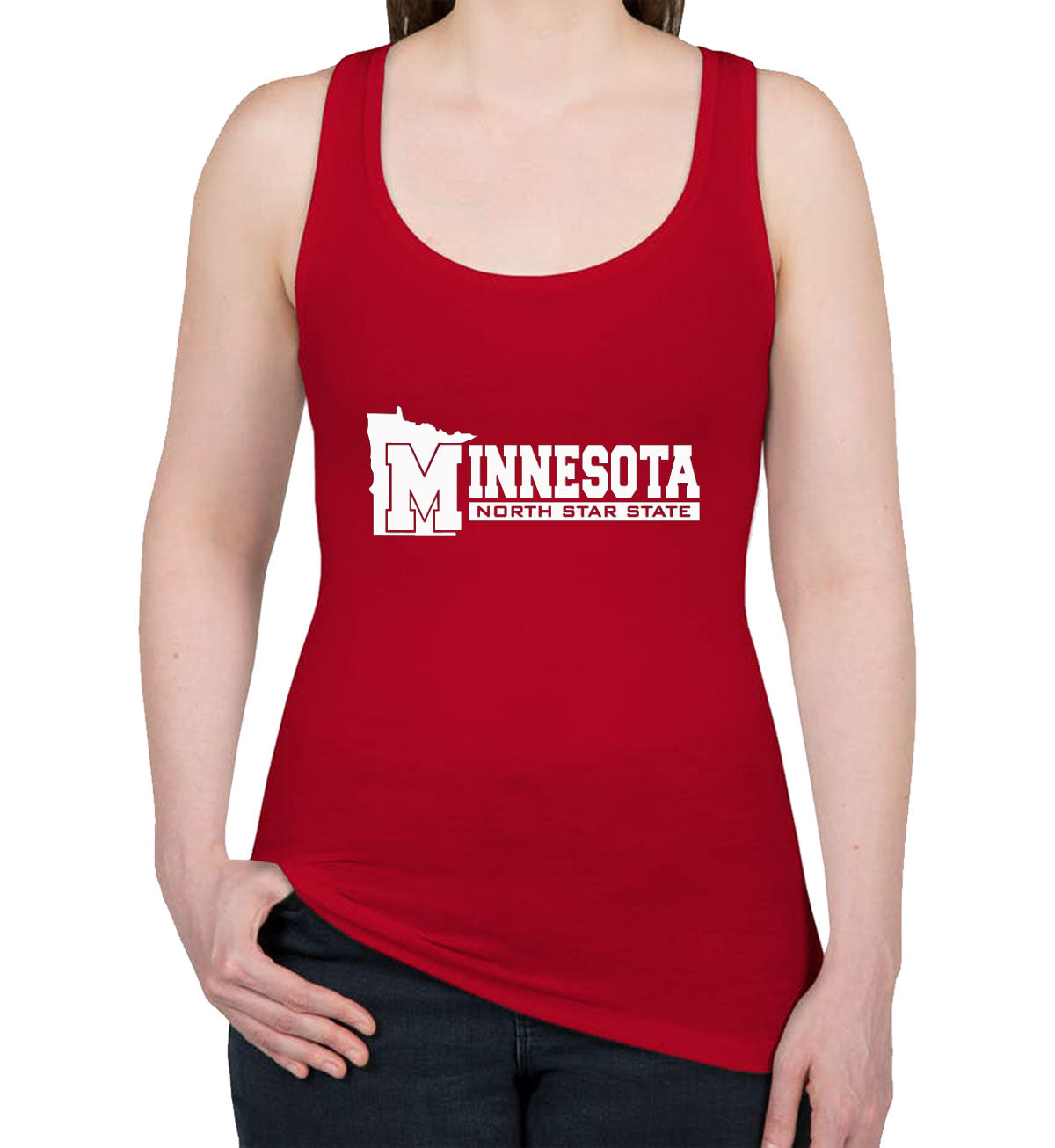 Minnesota North Star State Women's Racerback Tank Top