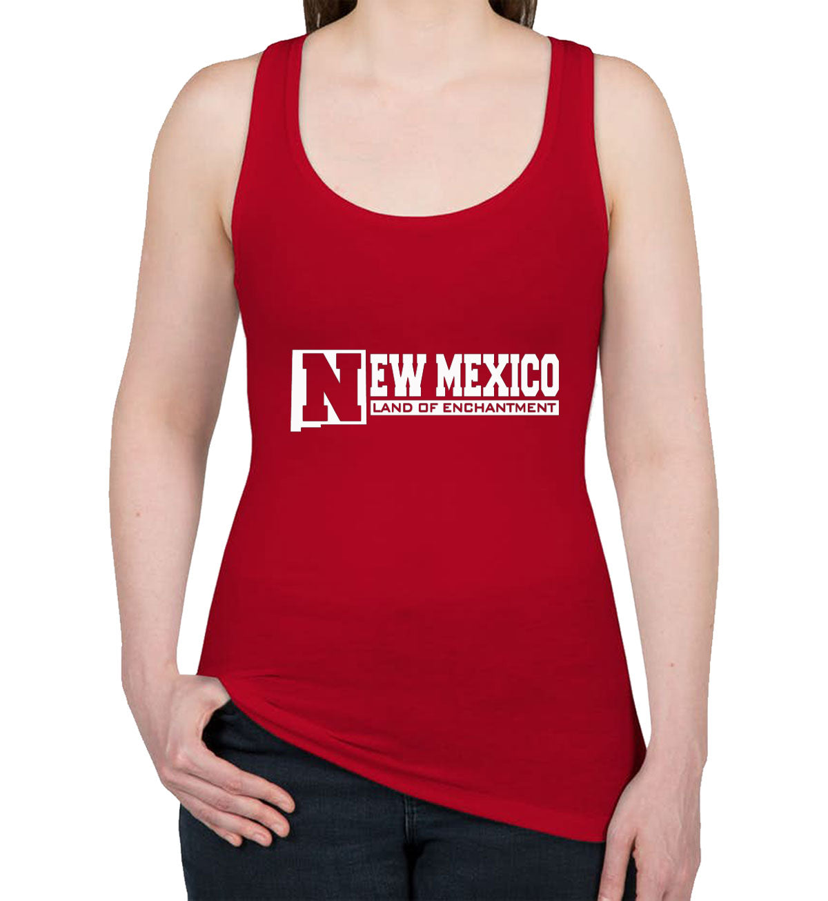 New Mexico Land Of Enchantment Women's Racerback Tank Top