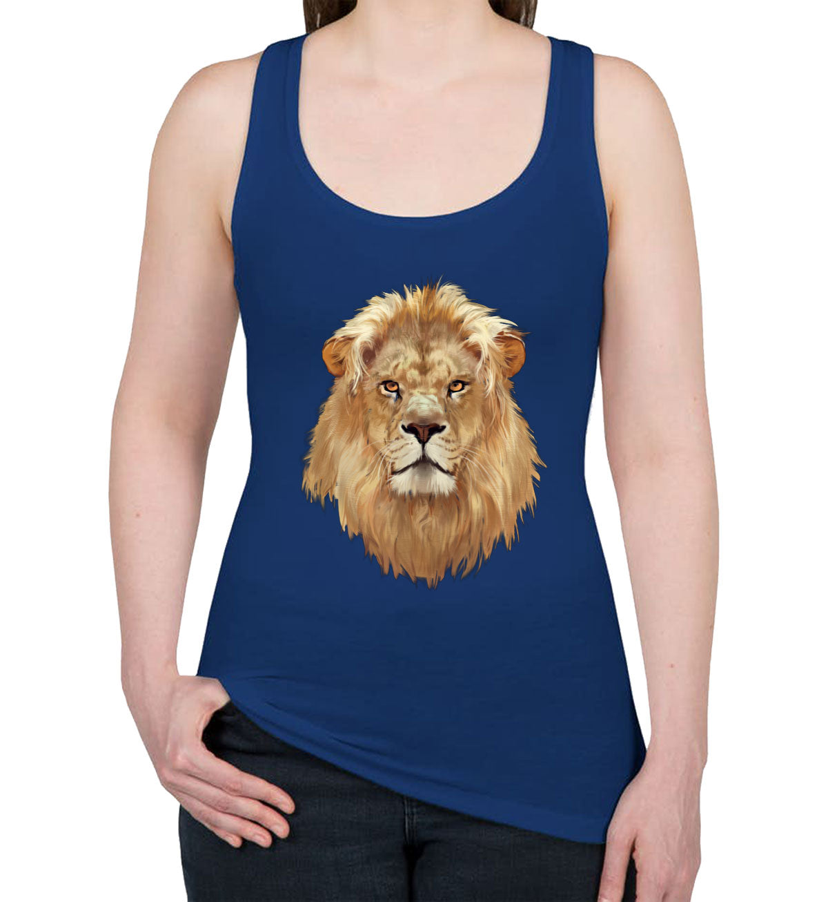 Cool Lion Women's Racerback Tank Top