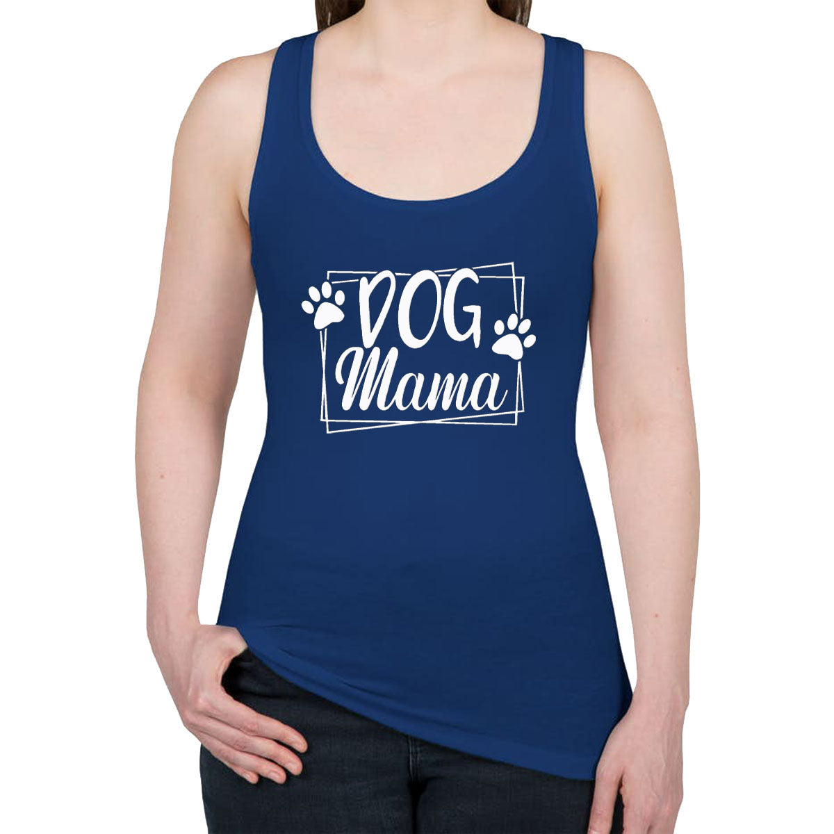 Dog Mama Women's Racerback Tank Top