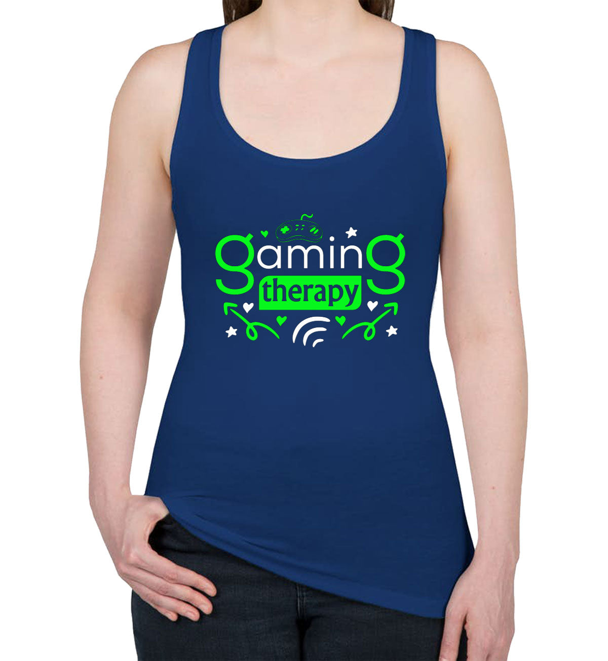 Gaming Therapy Women's Racerback Tank Top