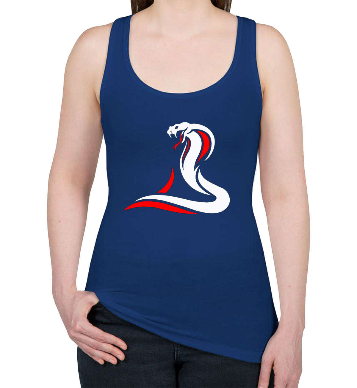 King Cobra Snake Women's Racerback Tank Top