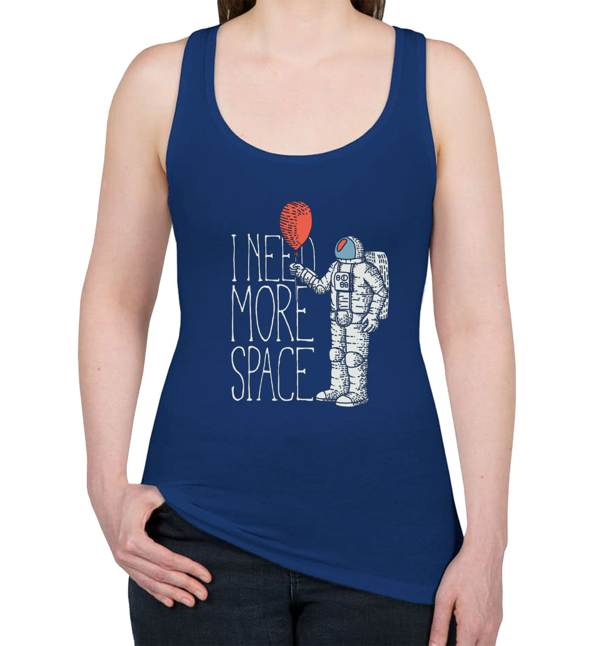 I Need More Space Women's Racerback Tank Top