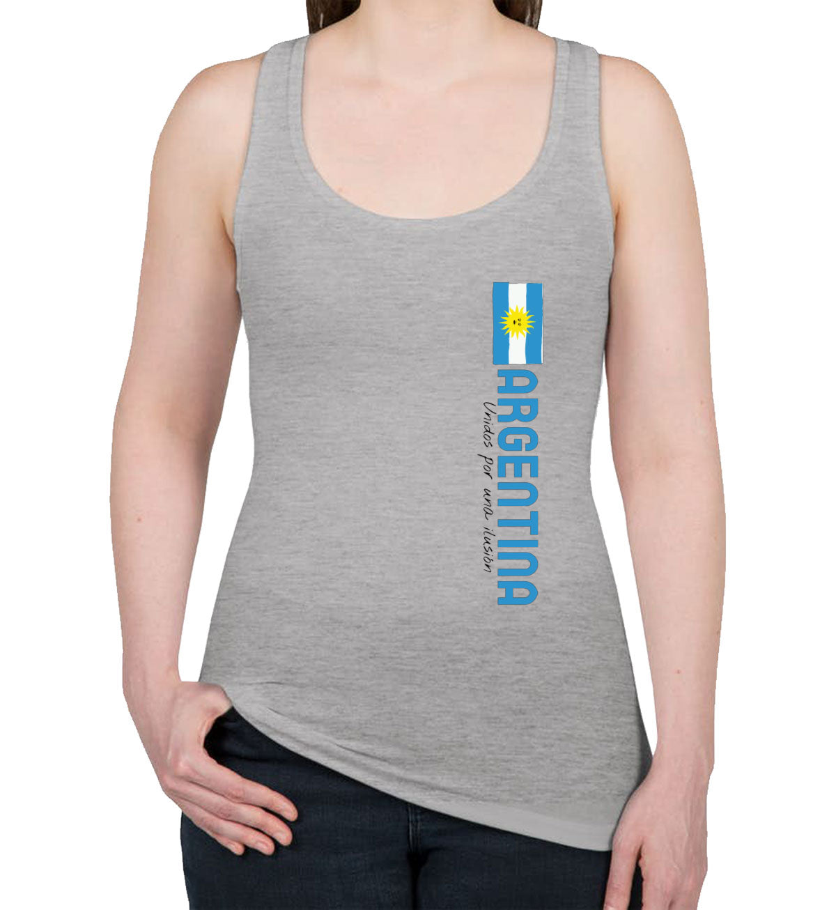 Argentina World Cup Women's Racerback Tank Top