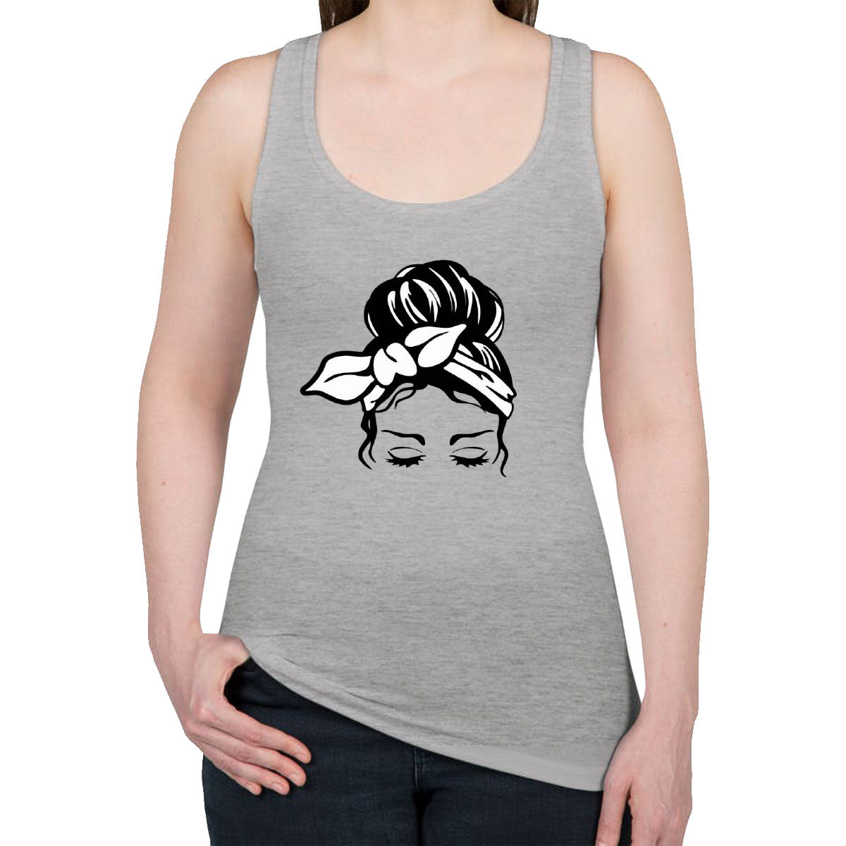 Beautiful Woman Women's Racerback Tank Top