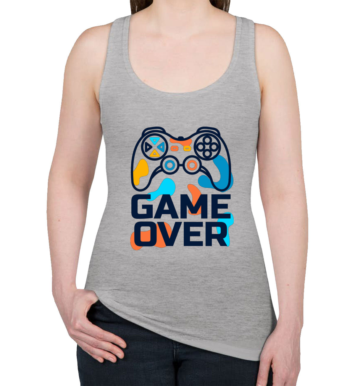 Game Over Women's Racerback Tank Top