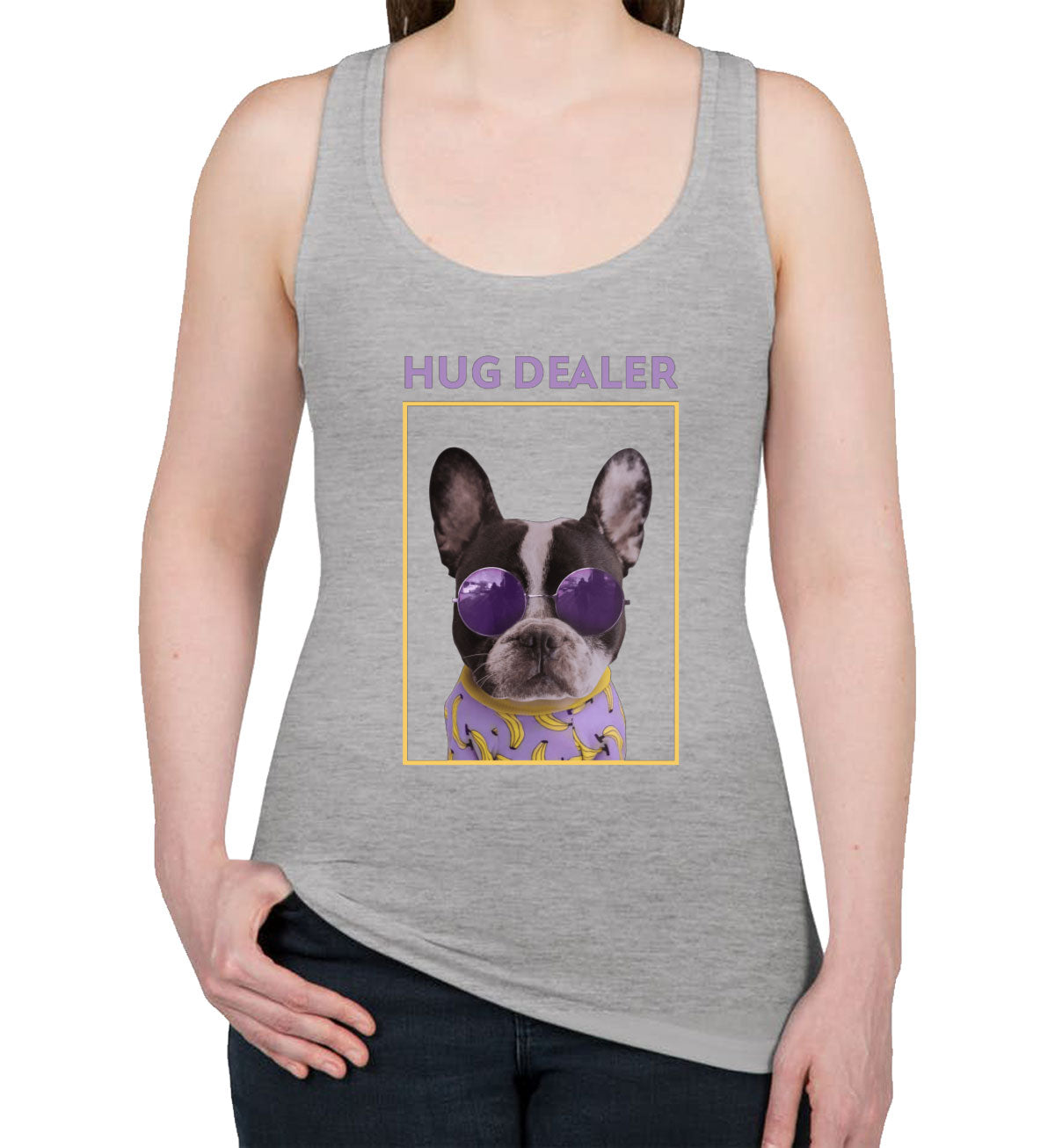 Hug Dealer Women's Racerback Tank Top