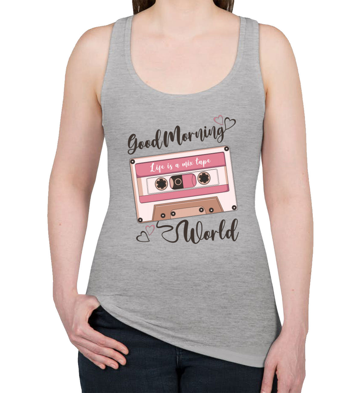 Life Is A Mixtape Women's Racerback Tank Top