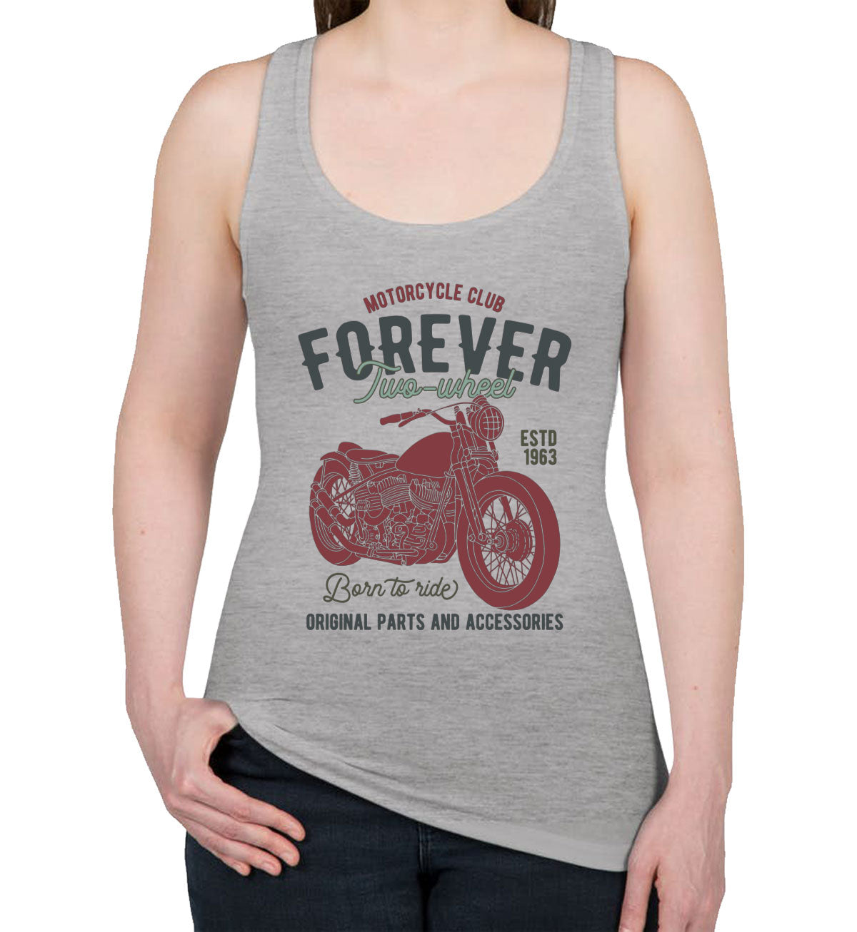 Motorcycle Club Women's Racerback Tank Top