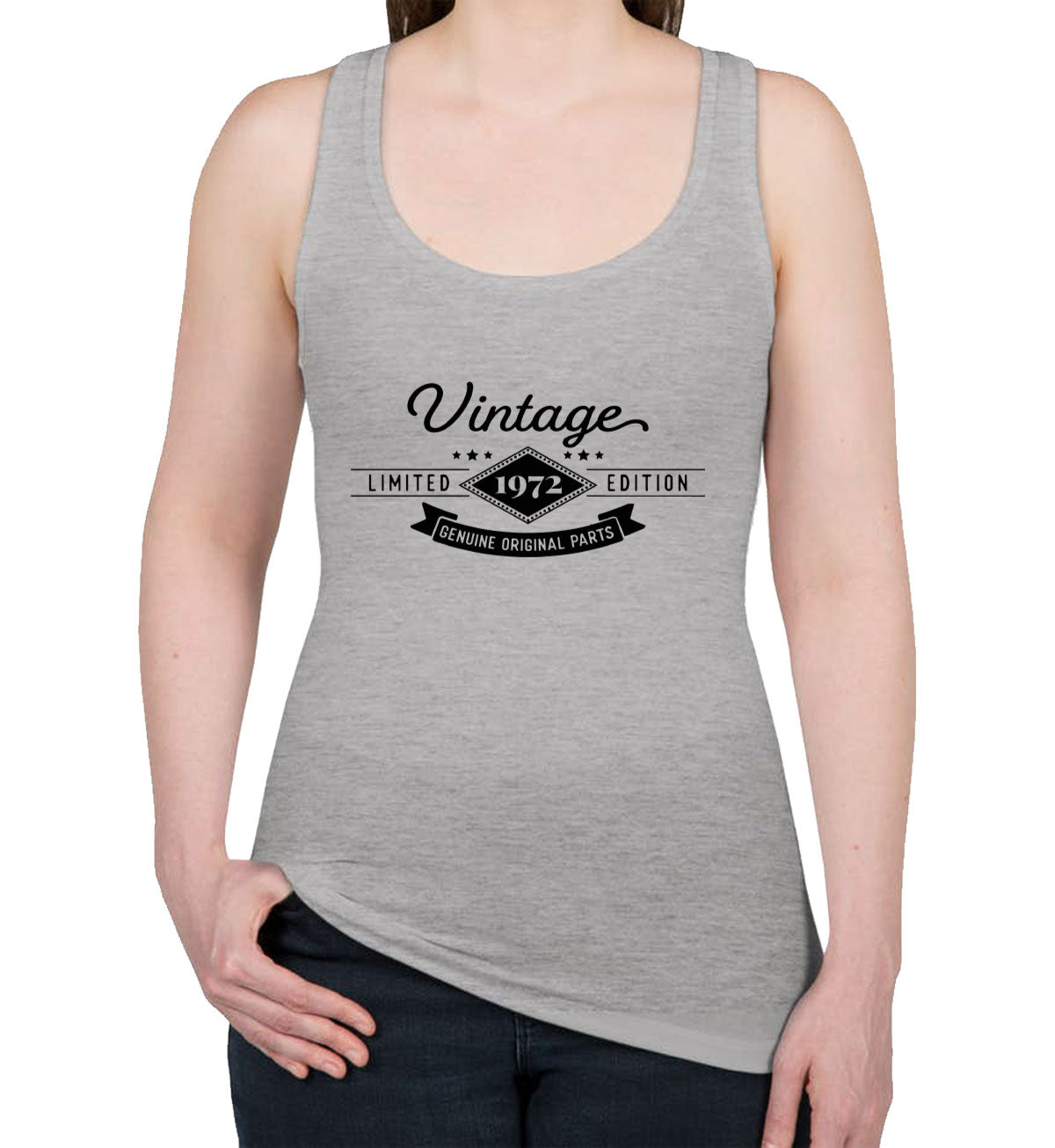 Vintage Limited Edition [Custom Year] Birthday Women's Racerback Tank Top