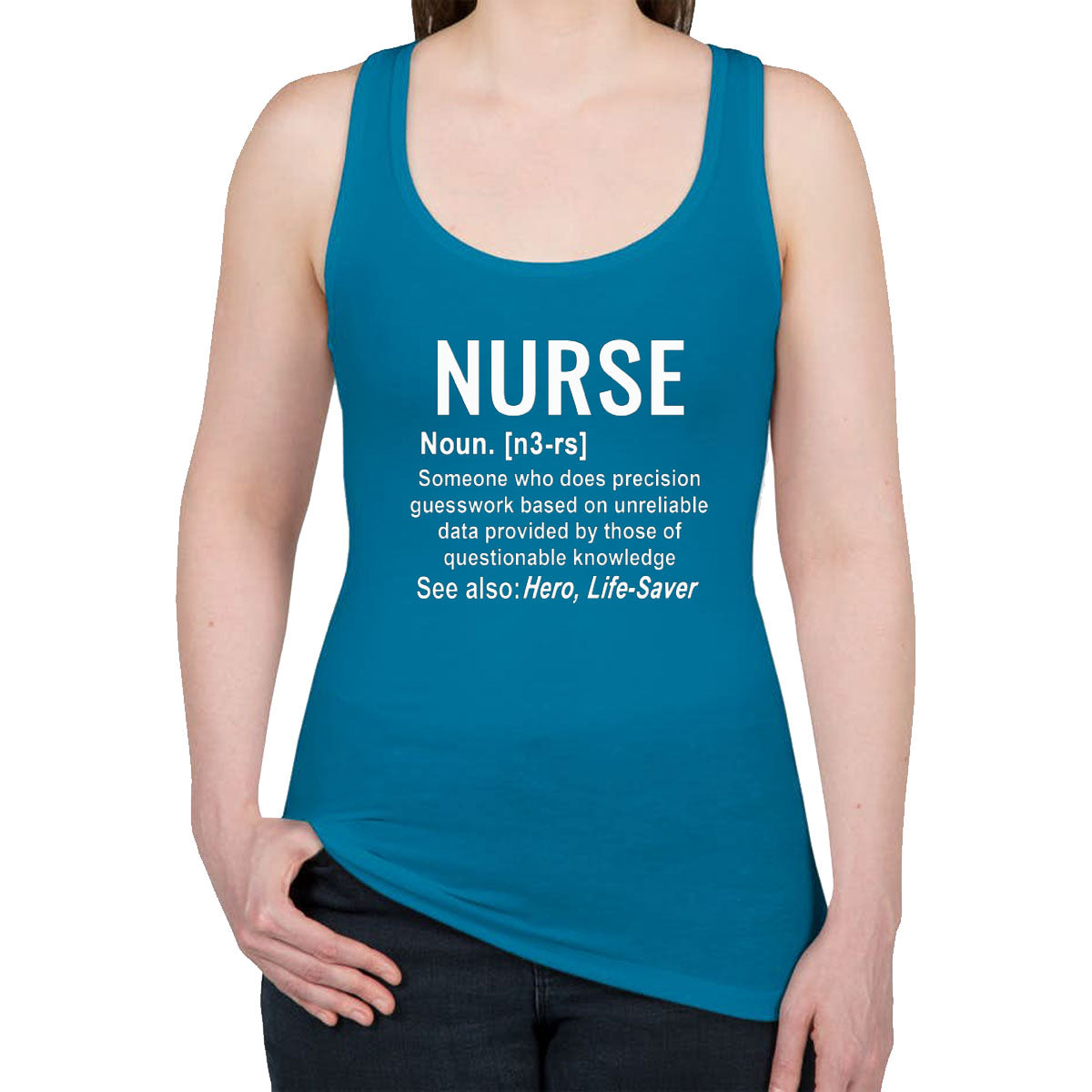 Nurse Definition Women's Racerback Tank Top