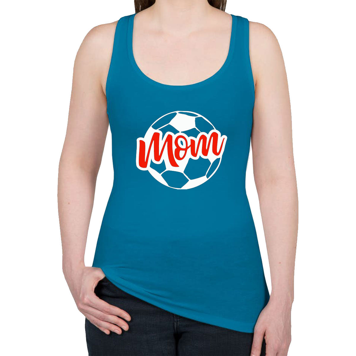 Soccer Mom Women's Racerback Tank Top