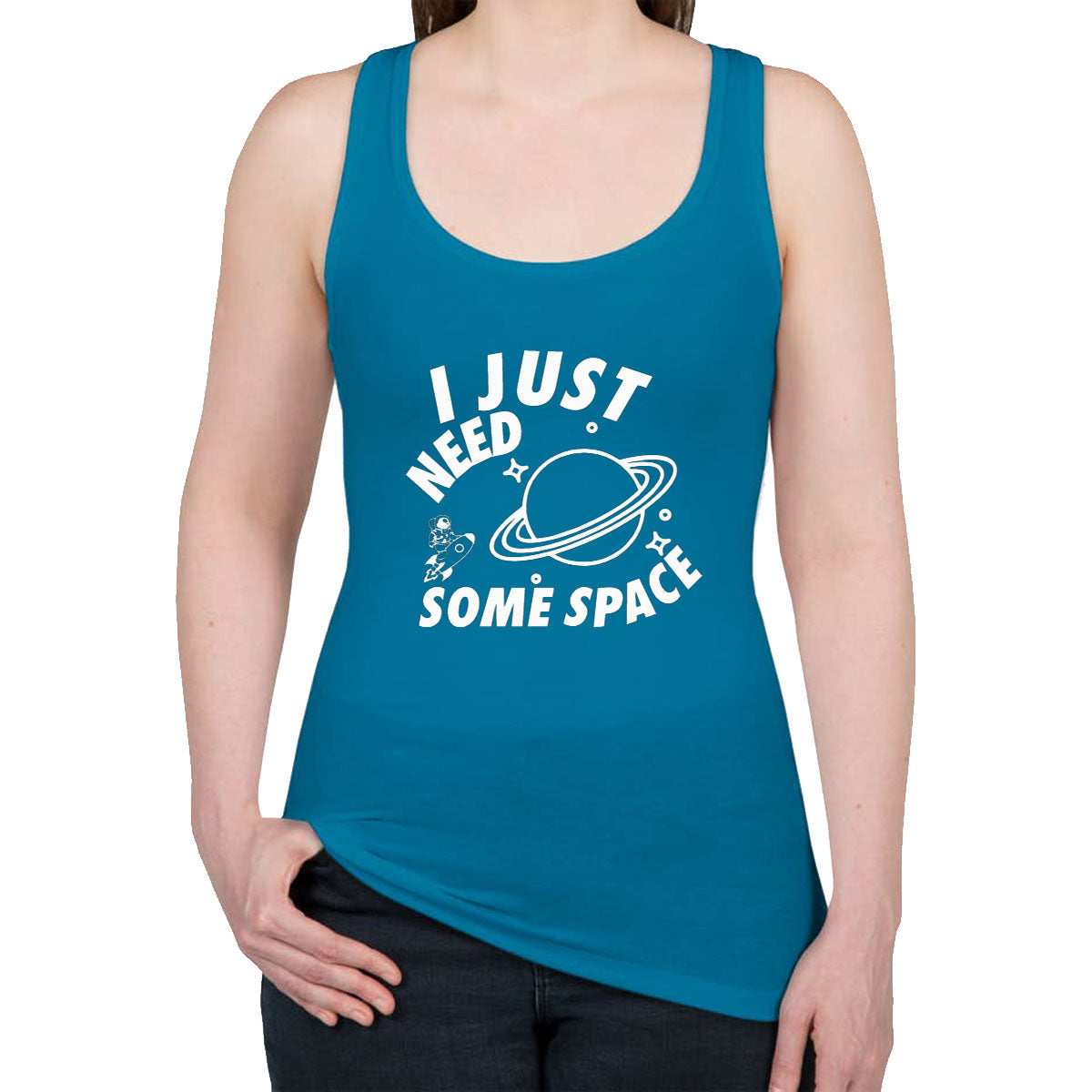 I Just Need Some Space Women's Racerback Tank Top