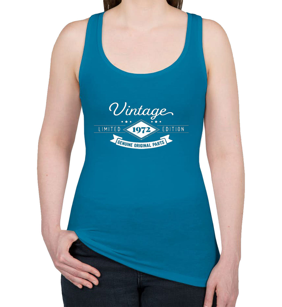 Vintage Limited Edition [Custom Year] Birthday Women's Racerback Tank Top
