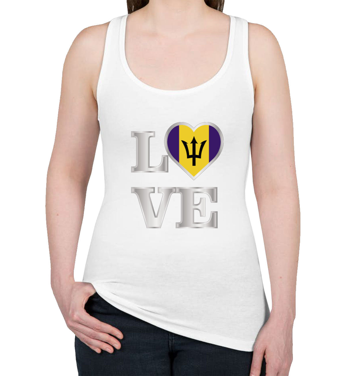 Barbados Love Women's Racerback Tank Top