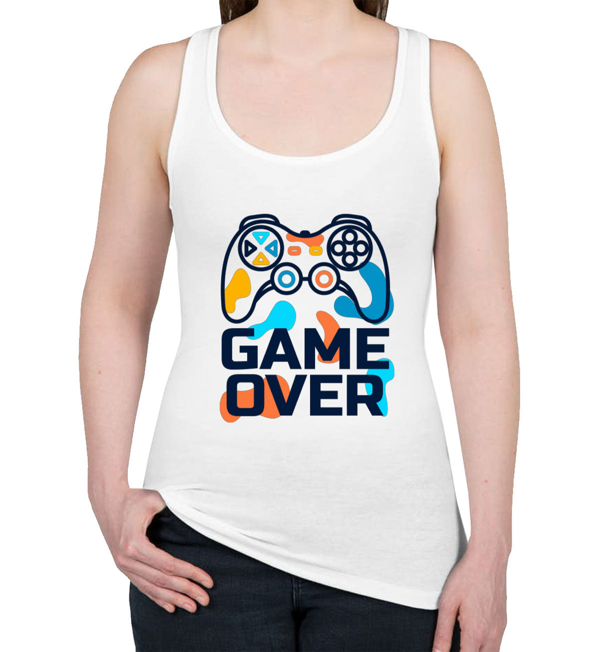 Game Over Women's Racerback Tank Top