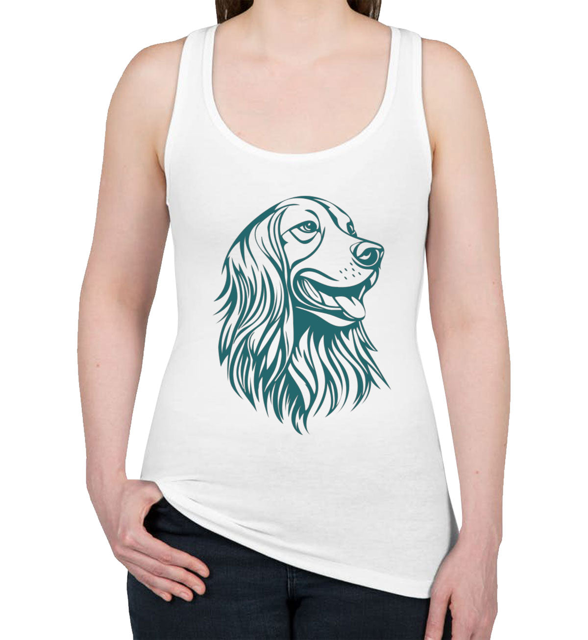 Irish Setter Dog Women's Racerback Tank Top