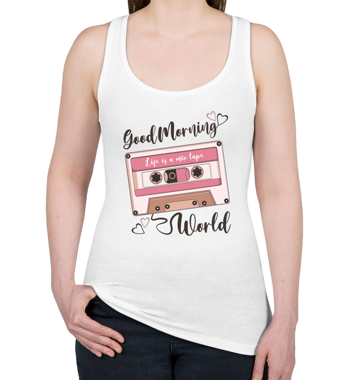 Life Is A Mixtape Women's Racerback Tank Top