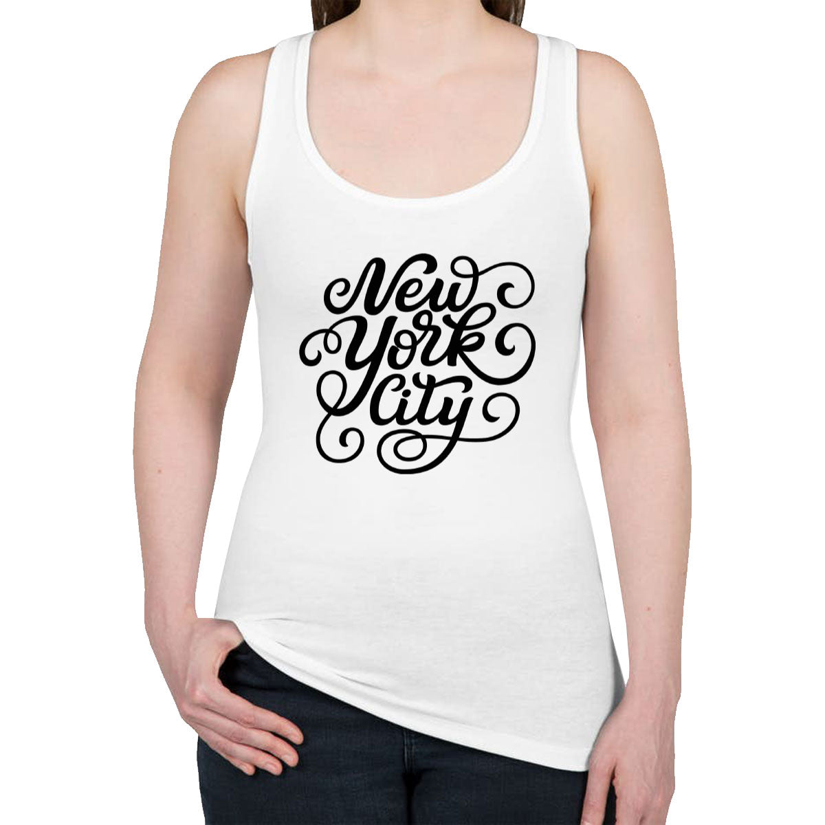 New York City Women's Racerback Tank Top