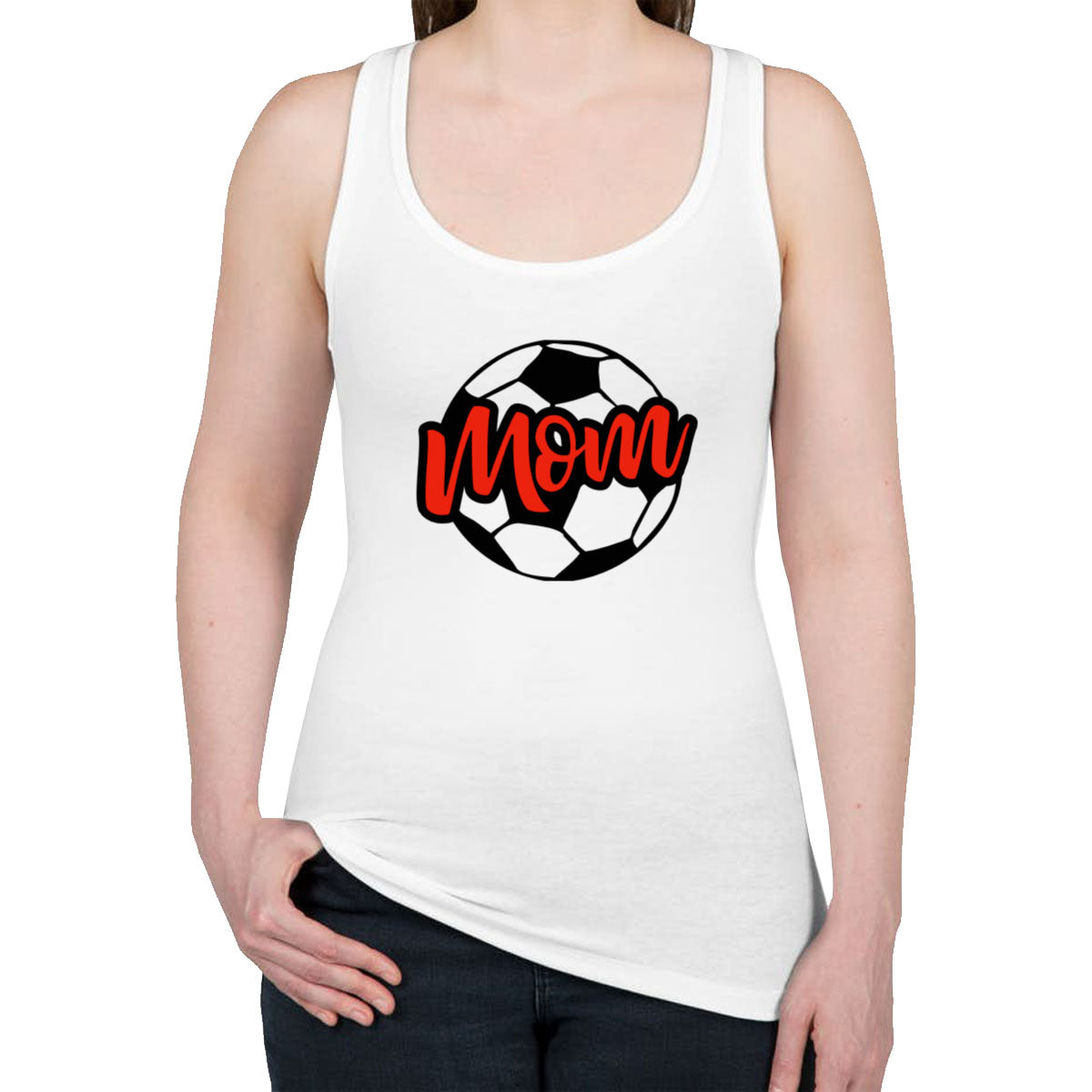 Soccer Mom Women's Racerback Tank Top