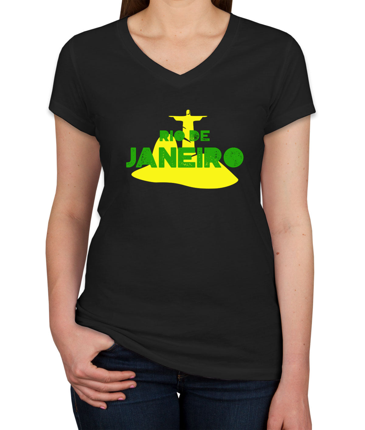 Rio De Janeiro Women's V Neck T-shirt