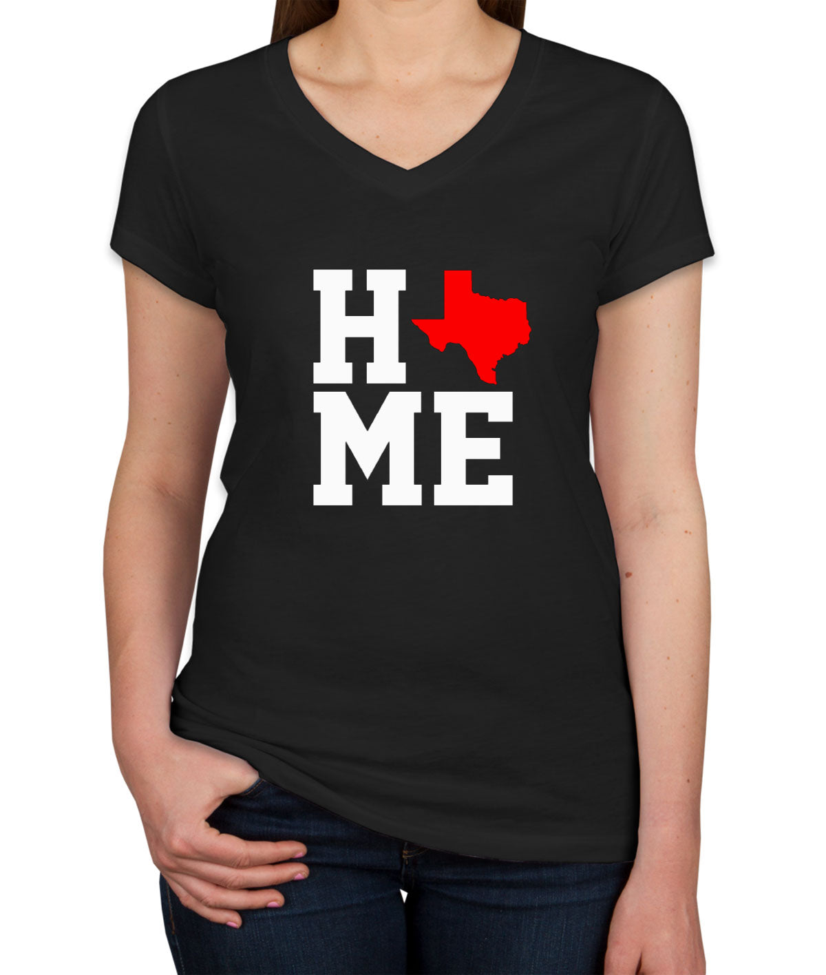 Texas Home Women's V Neck T-shirt