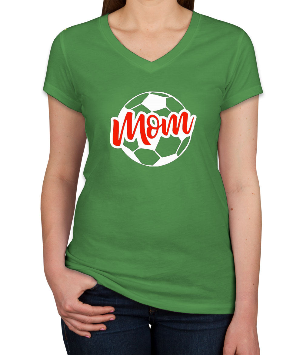 Soccer Mom Women's V Neck T-shirt