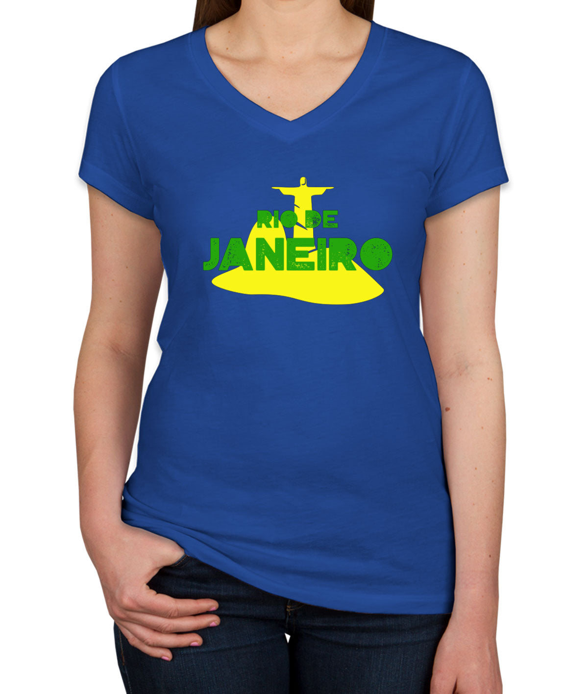 Rio De Janeiro Women's V Neck T-shirt