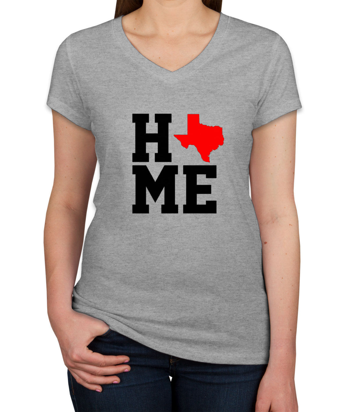 Texas Home Women's V Neck T-shirt