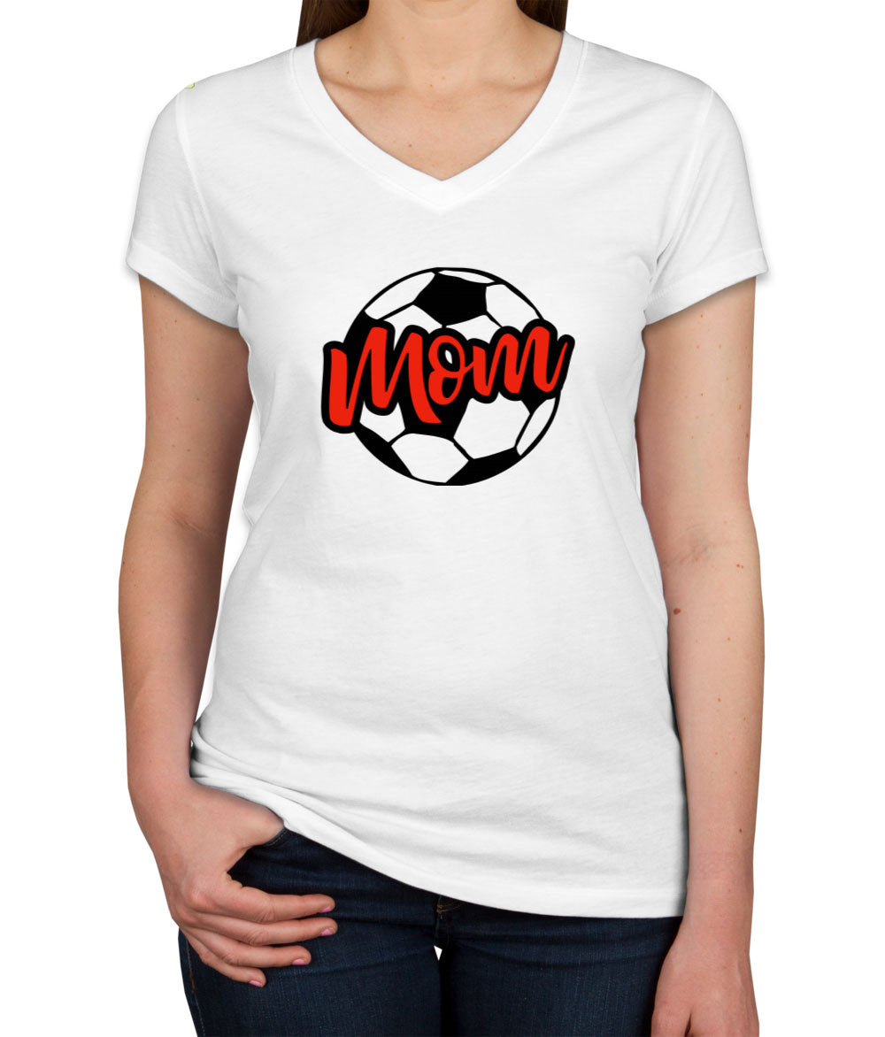 Soccer Mom Women's V Neck T-shirt