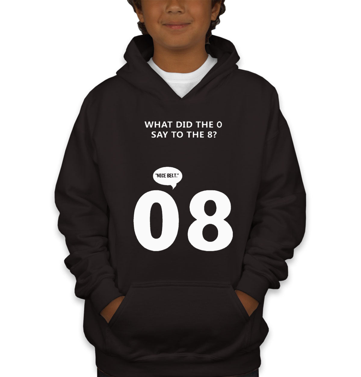 What Did The 0 Say To The 8? Youth Hoodie