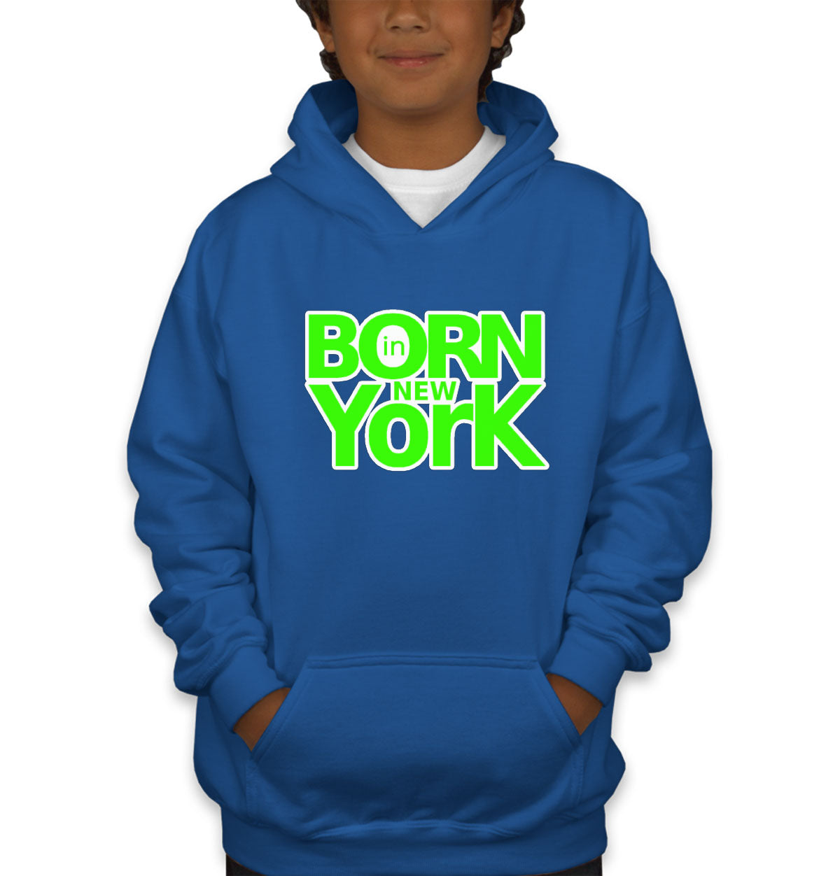 Born In New York Youth Hoodie
