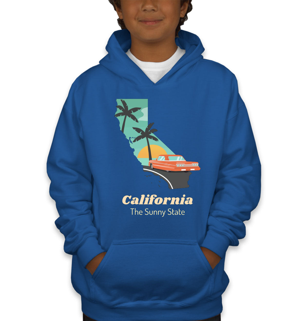 California The Sunny State Youth Hoodie