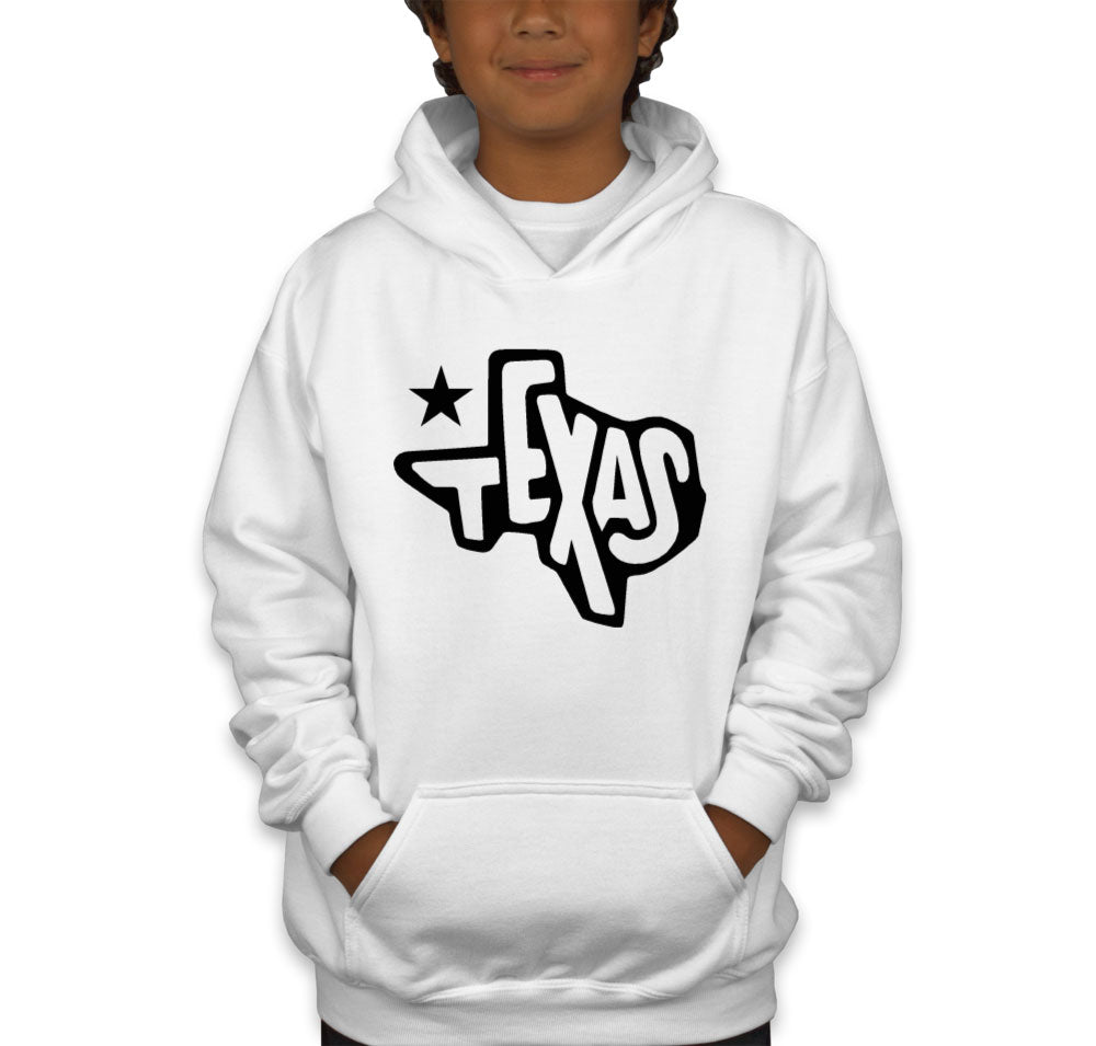 Texas Map Youth Hoodie