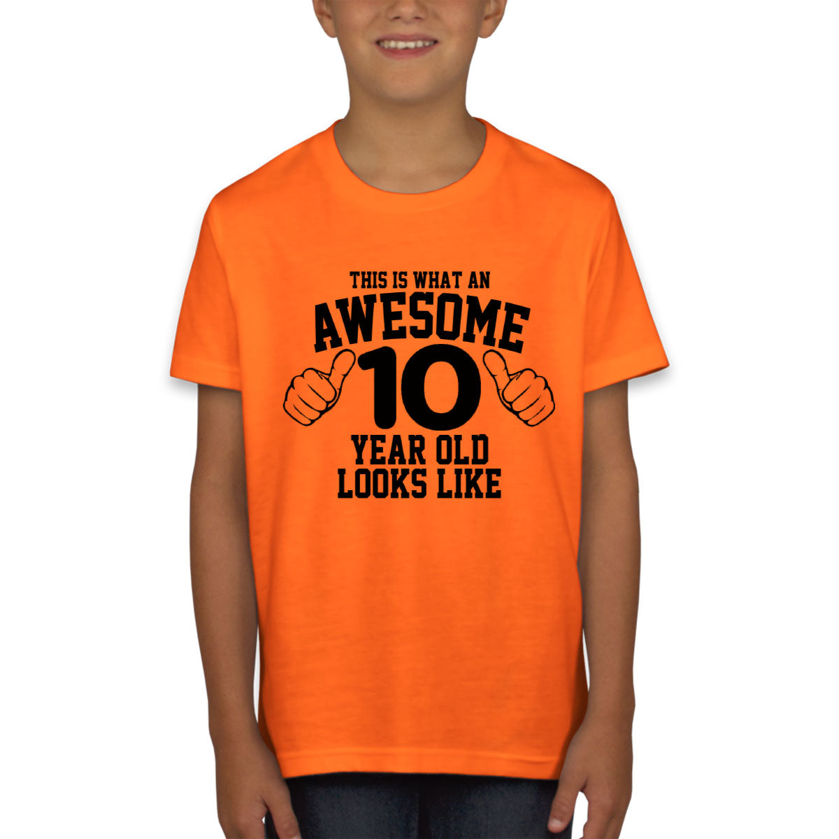 This Is What An Awesome [Custom Age] Year Old Looks Like Birthday Youth T-shirt